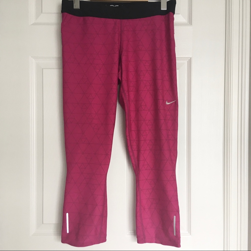 NIKE Just Do It Running Tights  Large  Cropped Legging